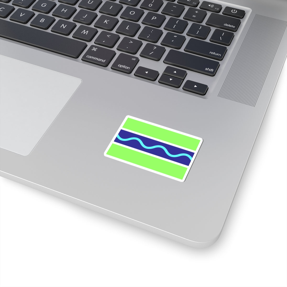 Flag of Kormilovsky rayon Omsk oblast (Russia) STICKER Vinyl Kiss-Cut Decal