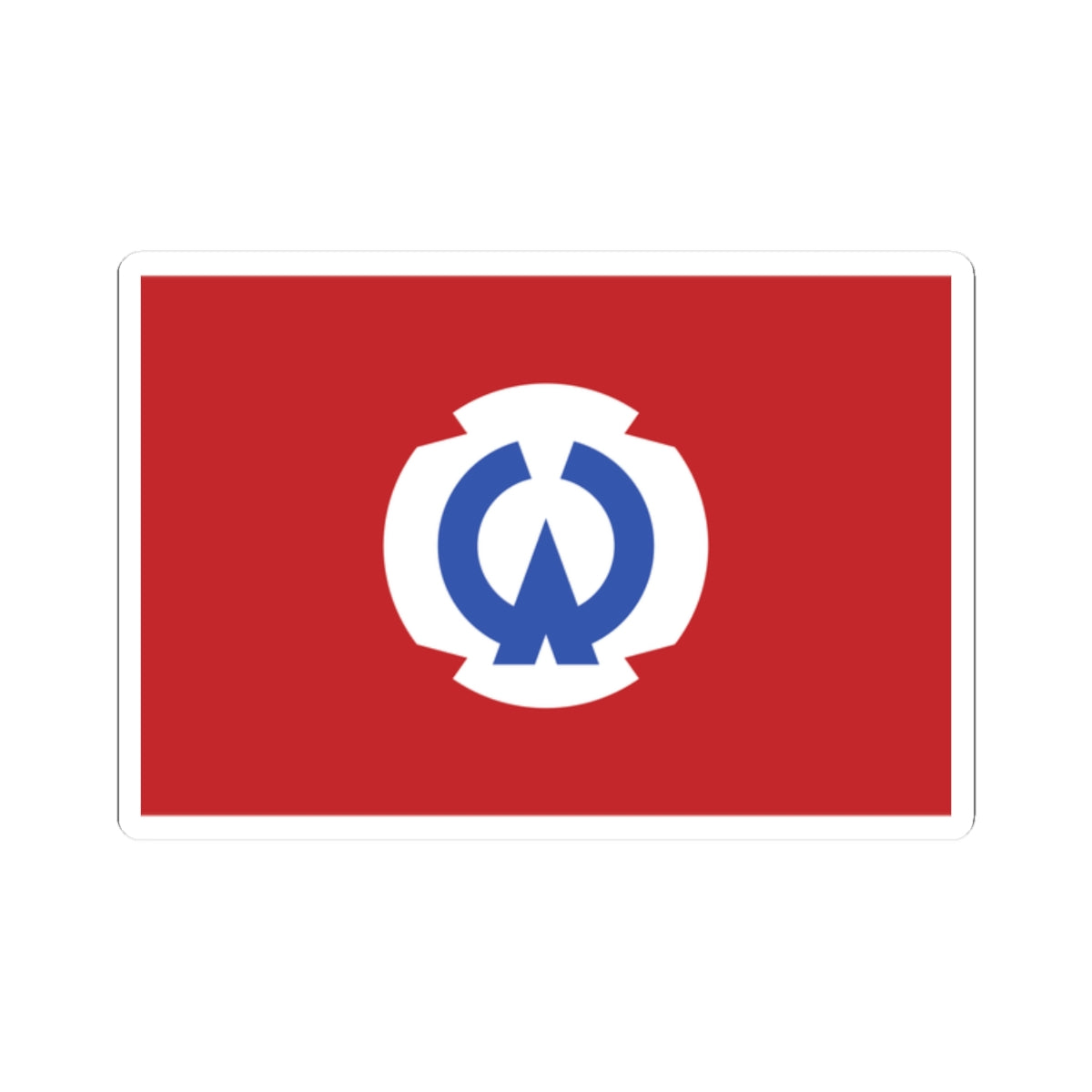 Flag of Ōtsuchi Iwate (Japan) STICKER Vinyl Kiss-Cut Decal