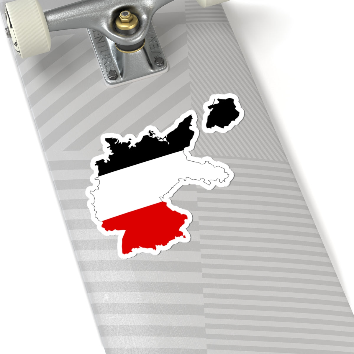 Flag map of Germany 1933 (Germany) STICKER Vinyl Kiss-Cut Decal