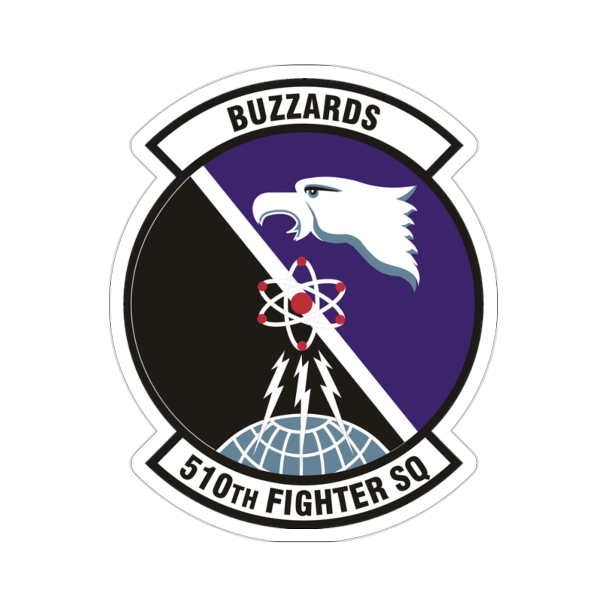 510th Fighter Squadron (U.S. Air Force) STICKER Vinyl Die-Cut Decal-2 Inch-The Sticker Space