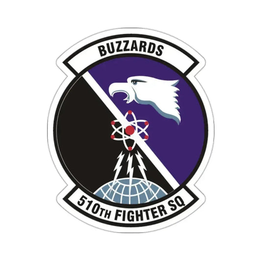 510th Fighter Squadron (U.S. Air Force) STICKER Vinyl Kiss-Cut Decal 2 Inch White - The Sticker Space
