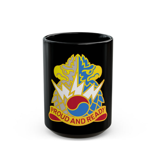 511 Military Intelligence Battalion (U.S. Army) Black Coffee Mug-15oz-The Sticker Space