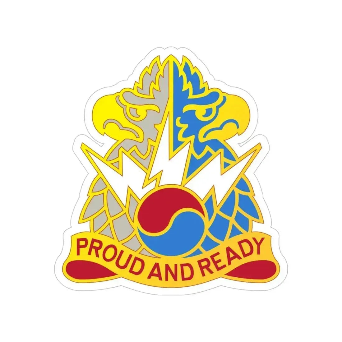511 Military Intelligence Battalion (U.S. Army) Transparent STICKER Die-Cut Vinyl Decal 4 Inch - The Sticker Space
