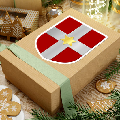 Ambt Vollenhove wapen (Netherlands) (Coat of Arms) STICKER Vinyl Kiss-Cut Decal