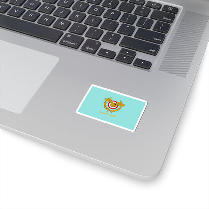 Flag of the Syrian Arab Air Force (Syria) STICKER Vinyl Kiss-Cut Decal