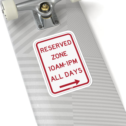 PBOT Road sign P4490AR (Oregon) (Road Sign) STICKER Vinyl Kiss-Cut Decal