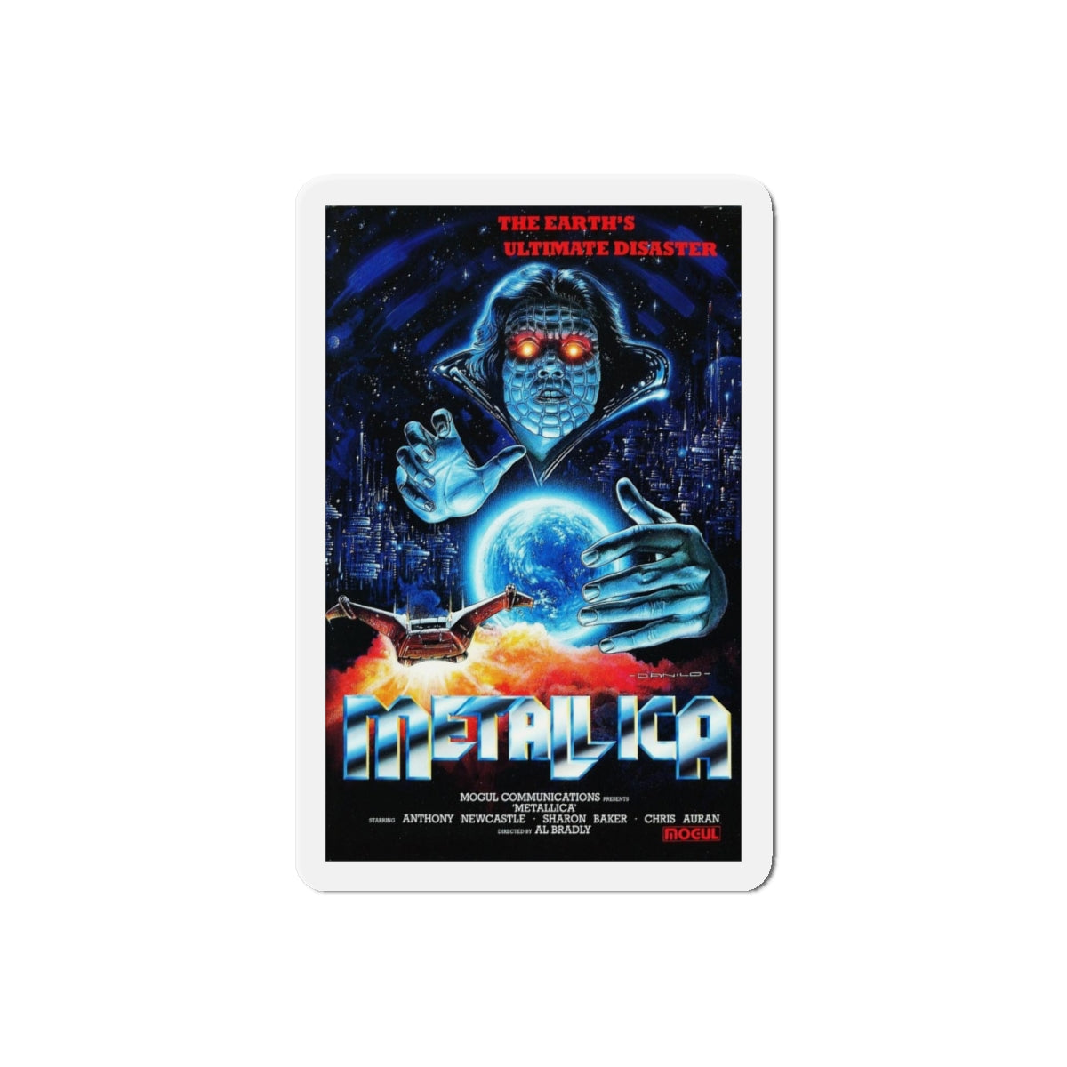 METALLICA (STAR ODYSSEY) 1979 Movie Poster - Refrigerator Magnet-6" × 6"-The Sticker Space