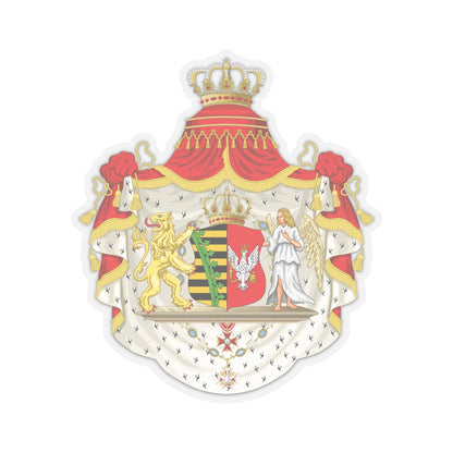 Grand Coat of Arms of Duchy of Warsaw - STICKER Vinyl Kiss-Cut Decal