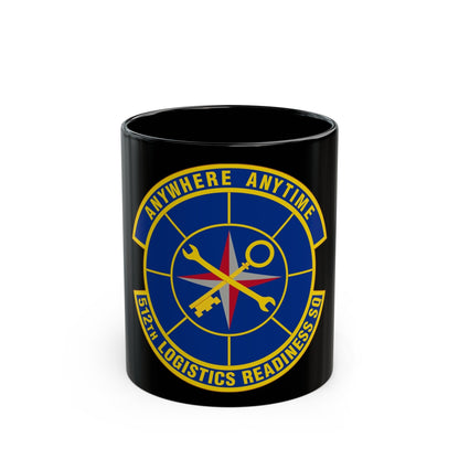 512 Logistics Readiness Squadron AFRC (U.S. Air Force) Black Coffee Mug-11oz-The Sticker Space