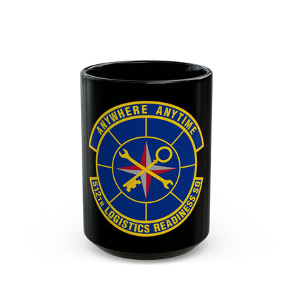 512 Logistics Readiness Squadron AFRC (U.S. Air Force) Black Coffee Mug-15oz-The Sticker Space