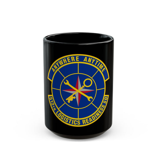 512 Logistics Readiness Squadron AFRC (U.S. Air Force) Black Coffee Mug-15oz-The Sticker Space