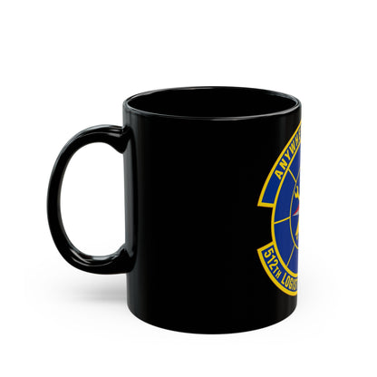 512 Logistics Readiness Squadron AFRC (U.S. Air Force) Black Coffee Mug-The Sticker Space