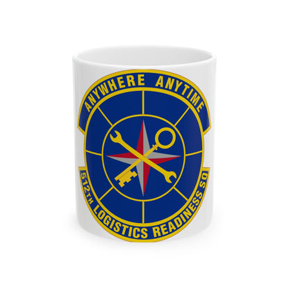 512 Logistics Readiness Squadron AFRC (U.S. Air Force) White Coffee Mug-11oz-The Sticker Space