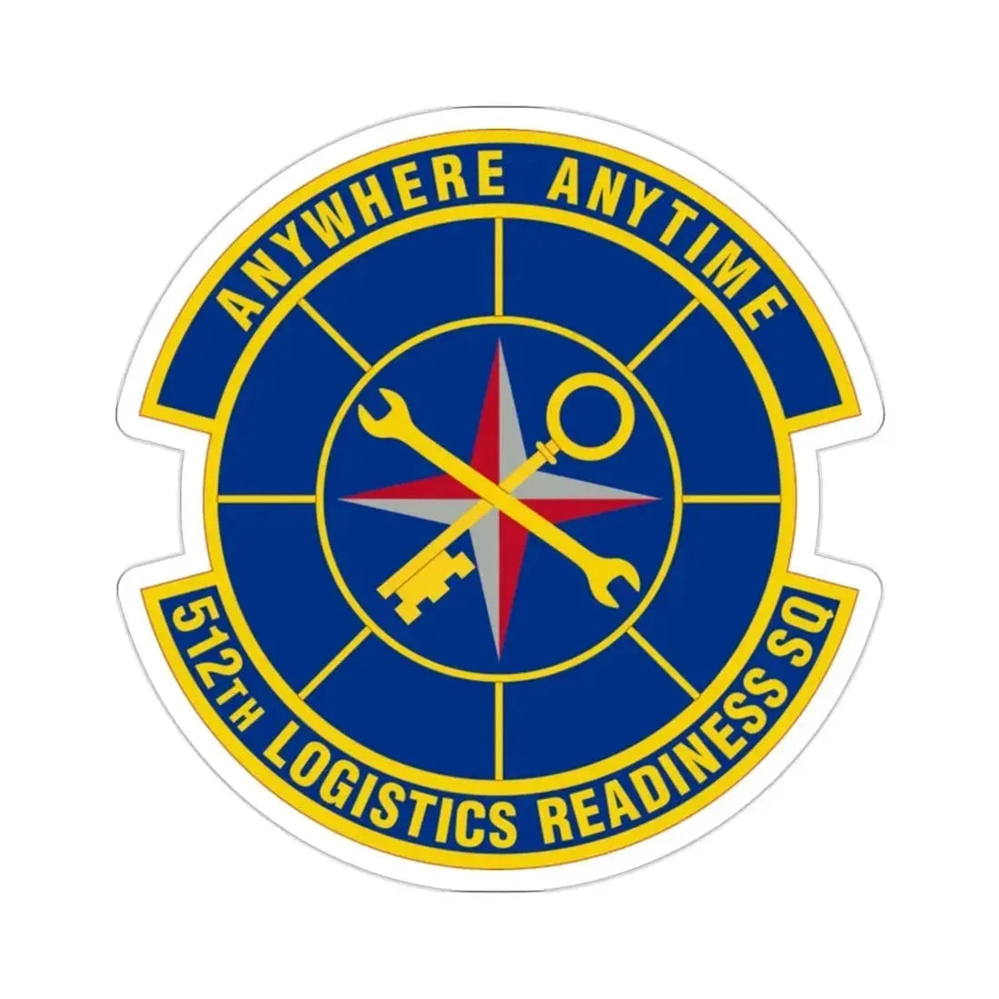 512 Logistics Readiness Squadron AFRC (U.S. Air Force) STICKER Vinyl Die-Cut Decal - The Sticker Space