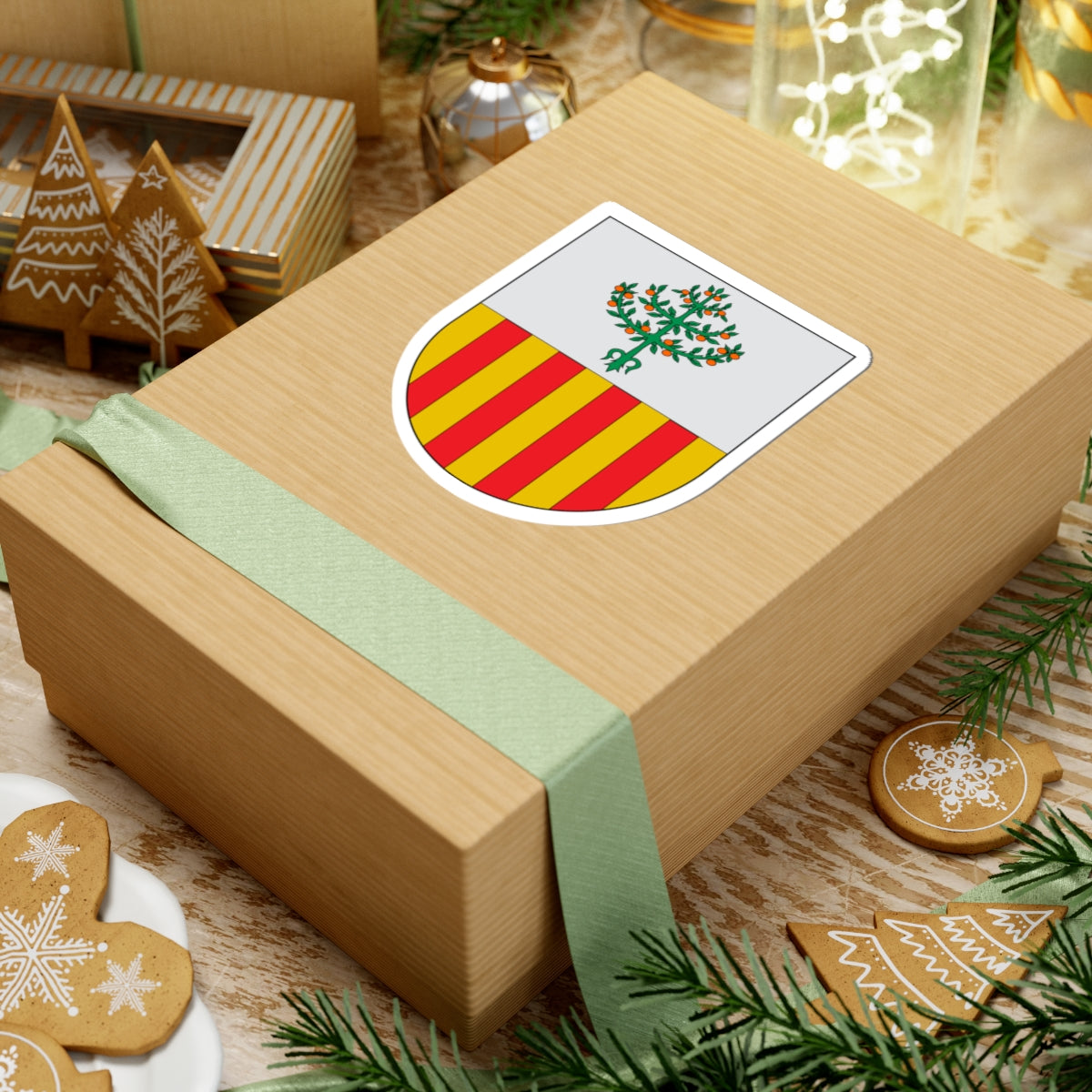 Antic escut de Xerta (Spain) (Coat of Arms) STICKER Vinyl Kiss-Cut Decal