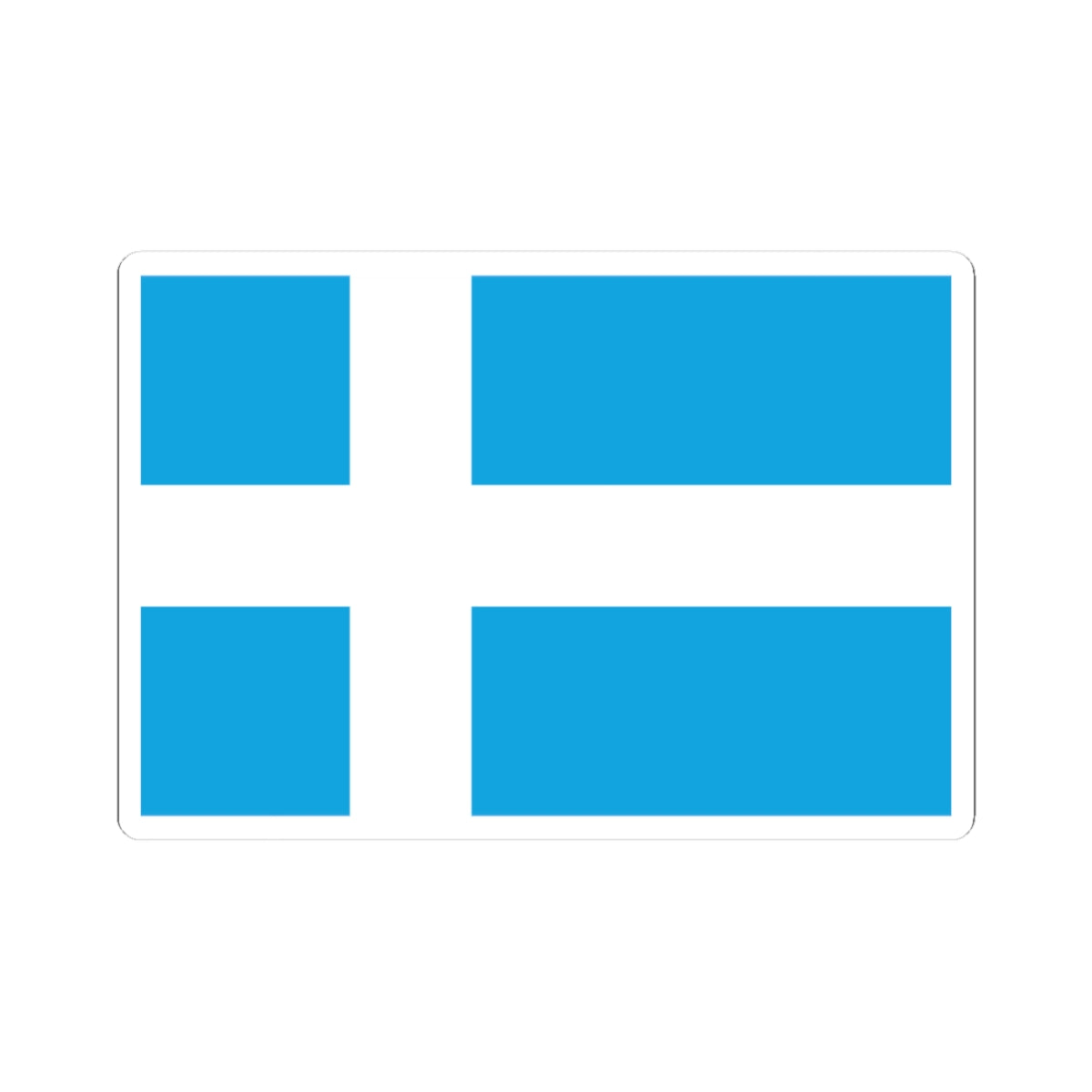 Flag of Calais (France) STICKER Vinyl Kiss-Cut Decal