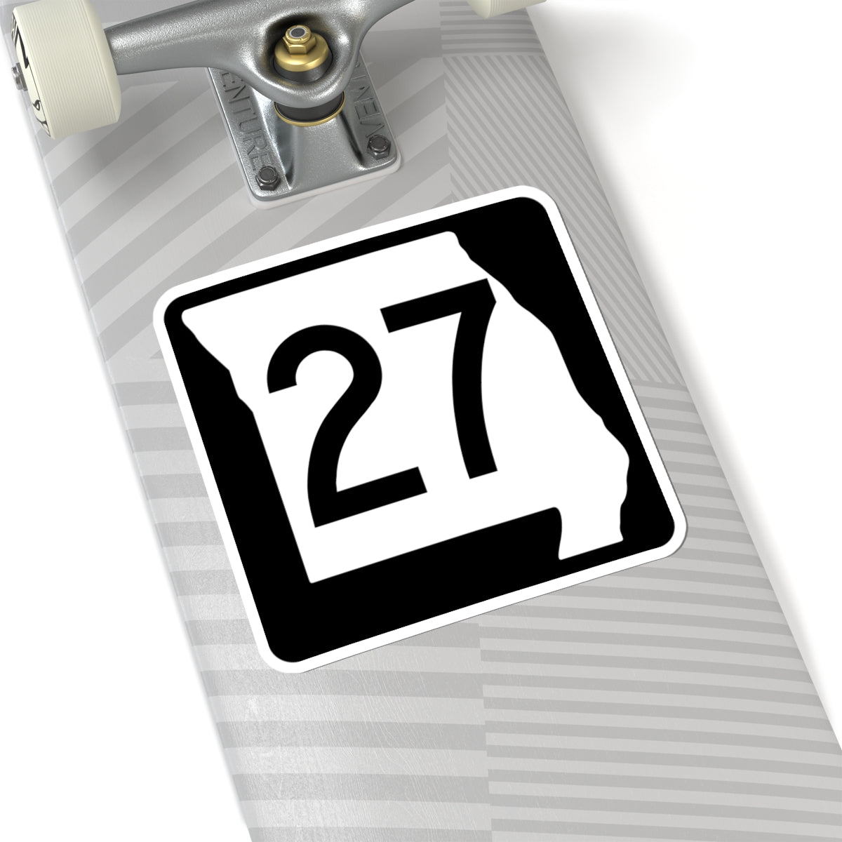 MO-27 (Missouri) (Road Sign) STICKER Vinyl Kiss-Cut Decal
