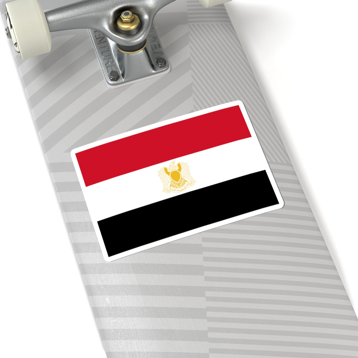 Flag of Syria 1972-1980 (Syria) STICKER Vinyl Kiss-Cut Decal