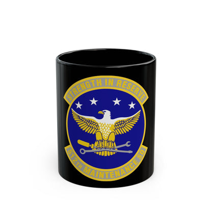 512th Maintenance Squadron (U.S. Air Force) Black Coffee Mug-11oz-The Sticker Space