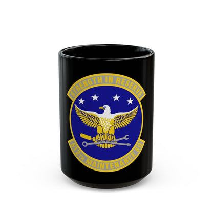 512th Maintenance Squadron (U.S. Air Force) Black Coffee Mug-15oz-The Sticker Space