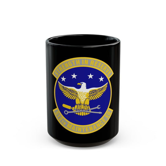 512th Maintenance Squadron (U.S. Air Force) Black Coffee Mug-15oz-The Sticker Space