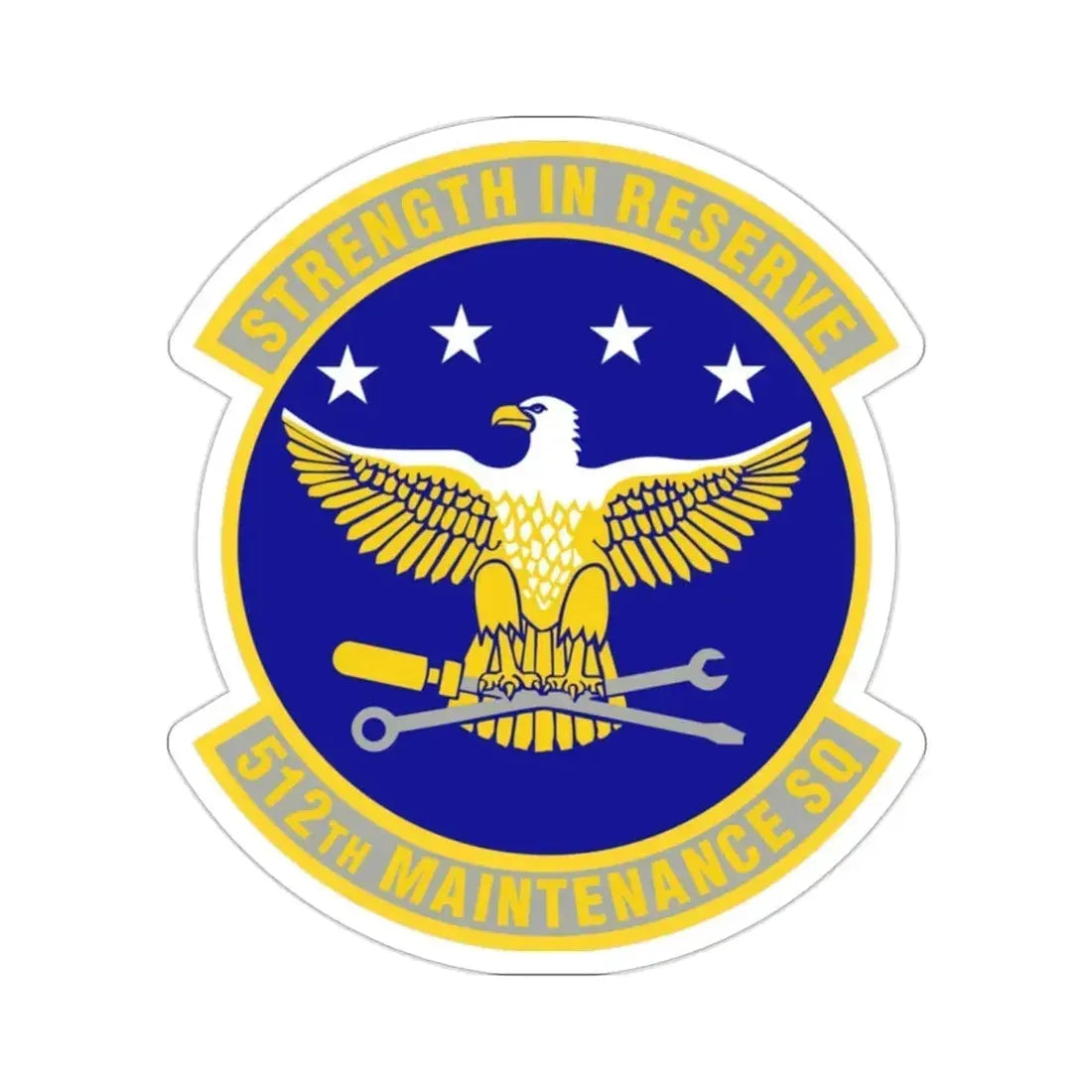 512th Maintenance Squadron (U.S. Air Force) STICKER Vinyl Die-Cut Decal - The Sticker Space