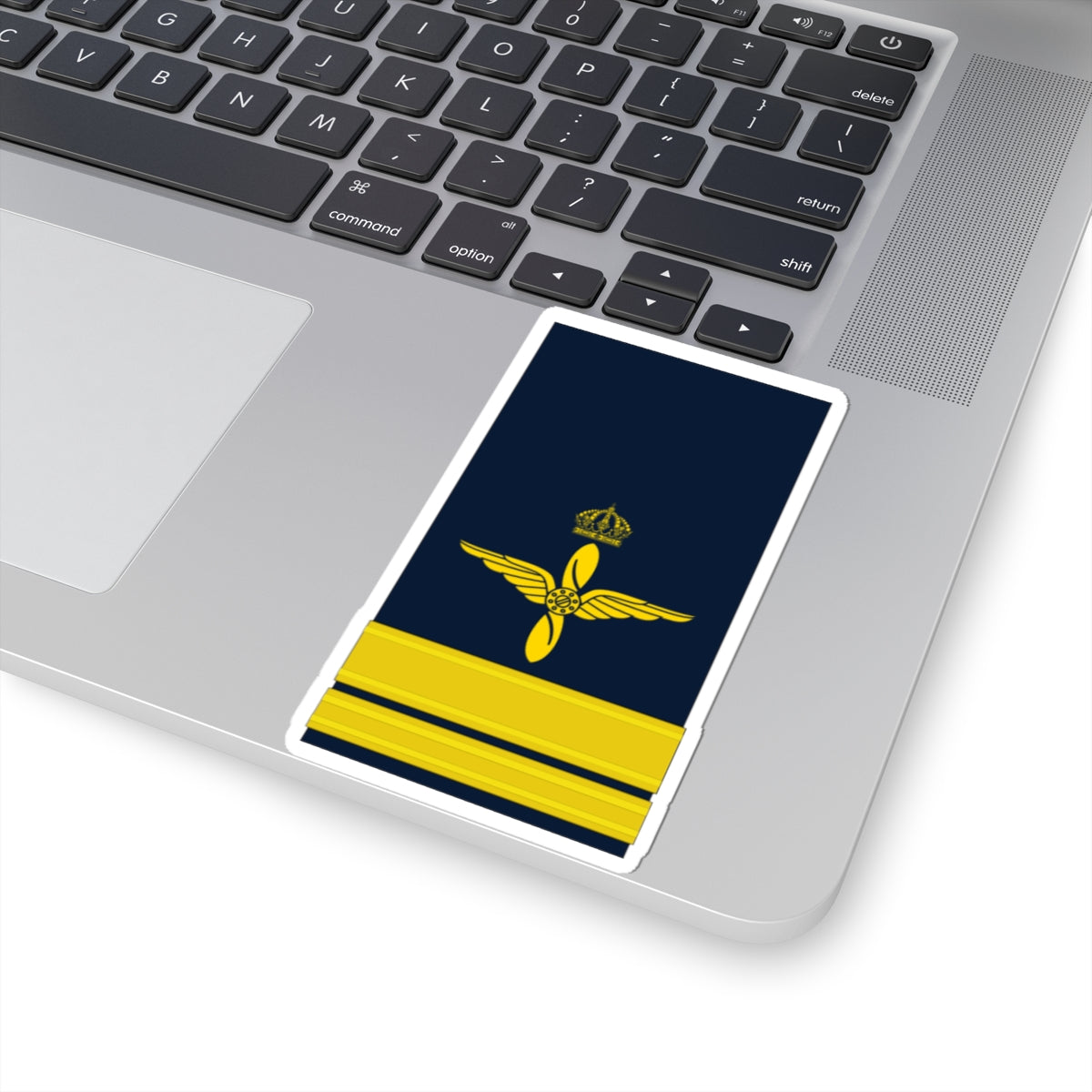 OF 1 Löjtnant FV hylsa (Sweden) (Military Rank) STICKER Vinyl Kiss-Cut Decal