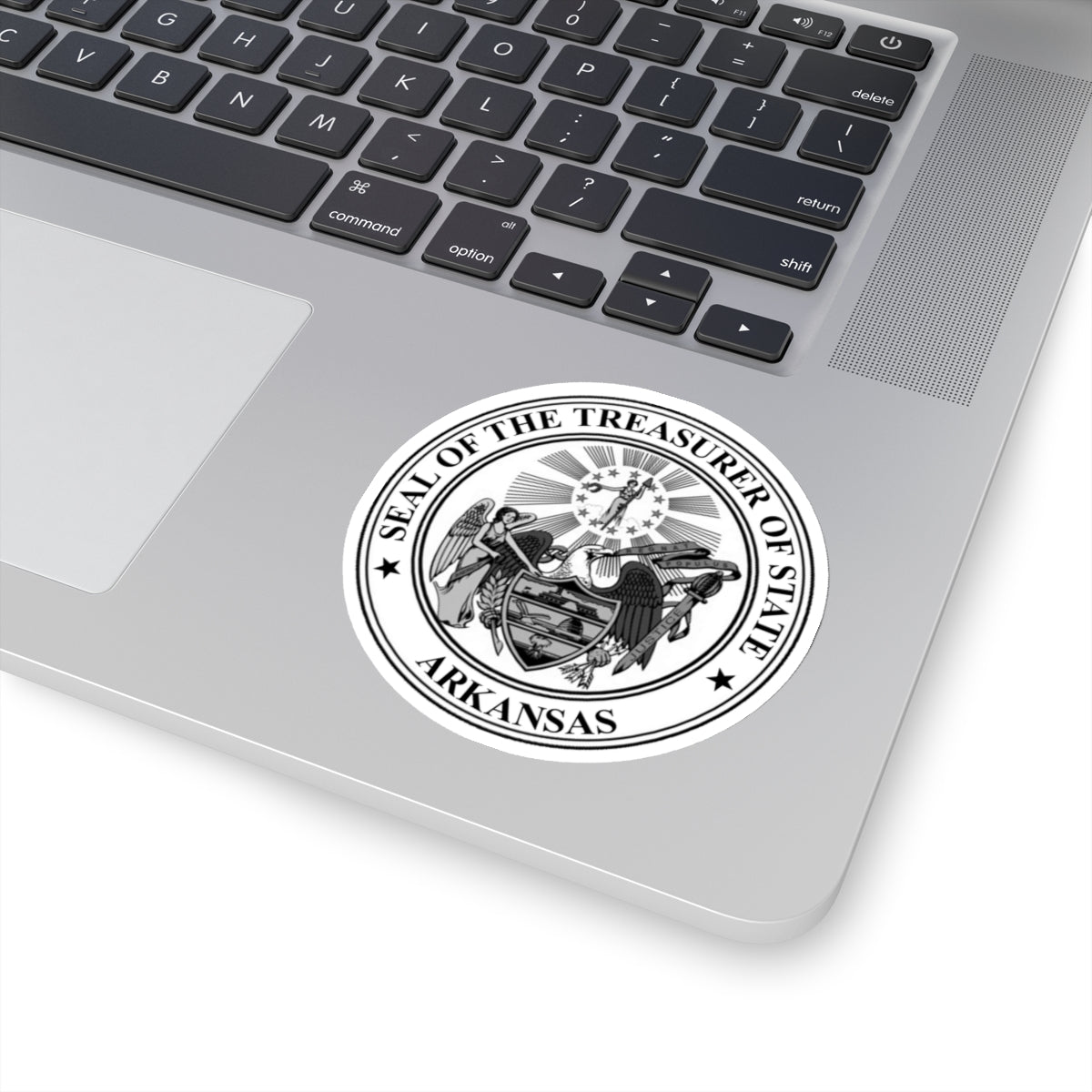 Arkansas Treasurer Seal - STICKER Vinyl Kiss-Cut Decal