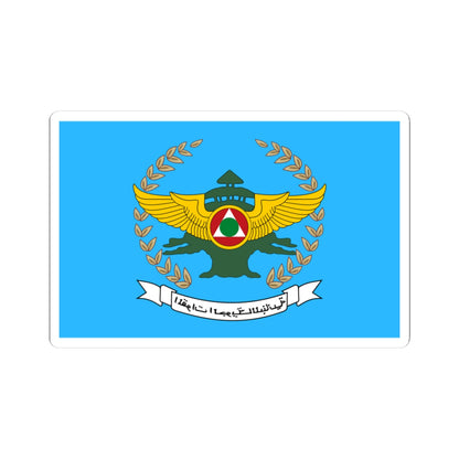 Flag of the Lebanese Air Force (Lebanon) STICKER Vinyl Kiss-Cut Decal