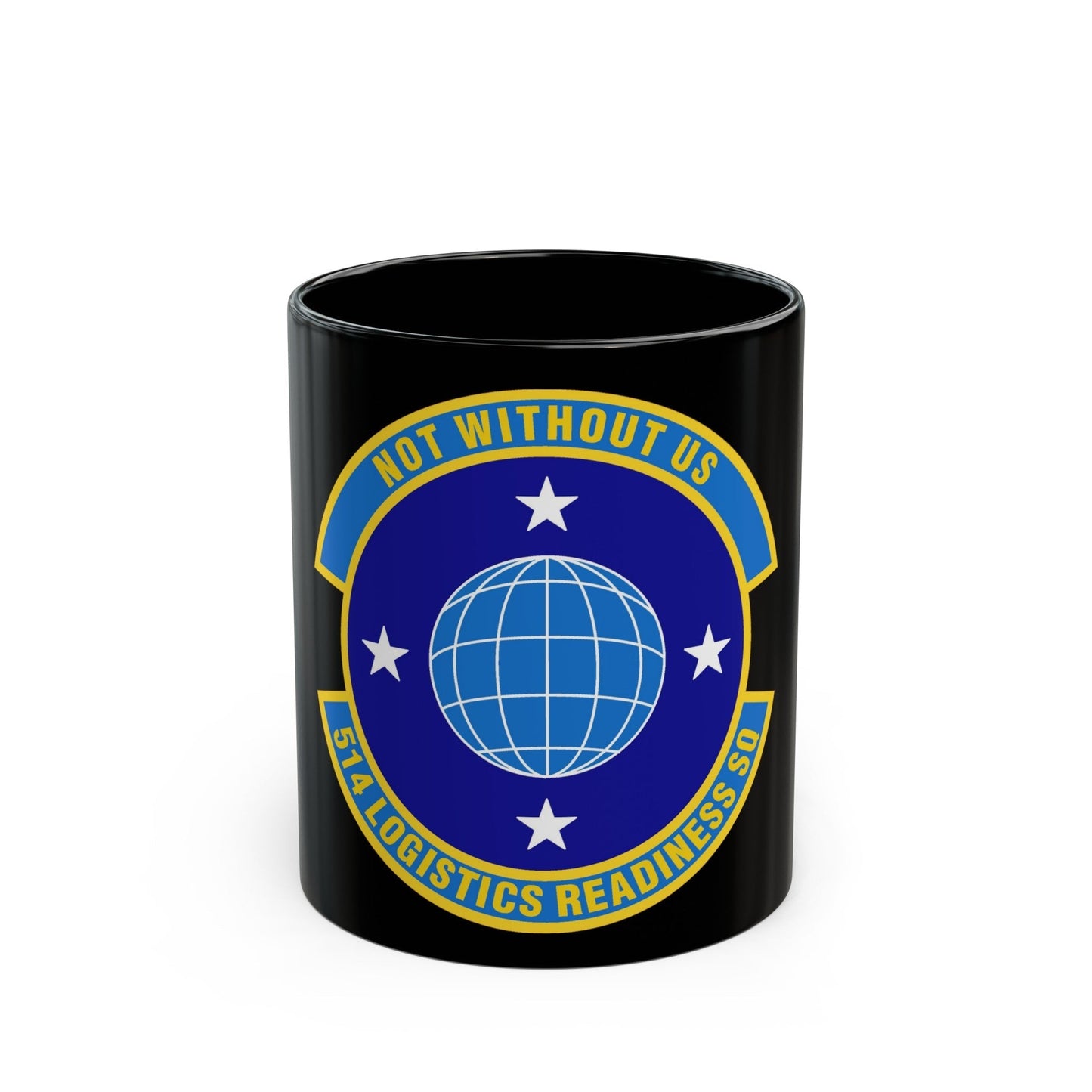 514 Logistics Readiness Squadron AFRC (U.S. Air Force) Black Coffee Mug-11oz-The Sticker Space