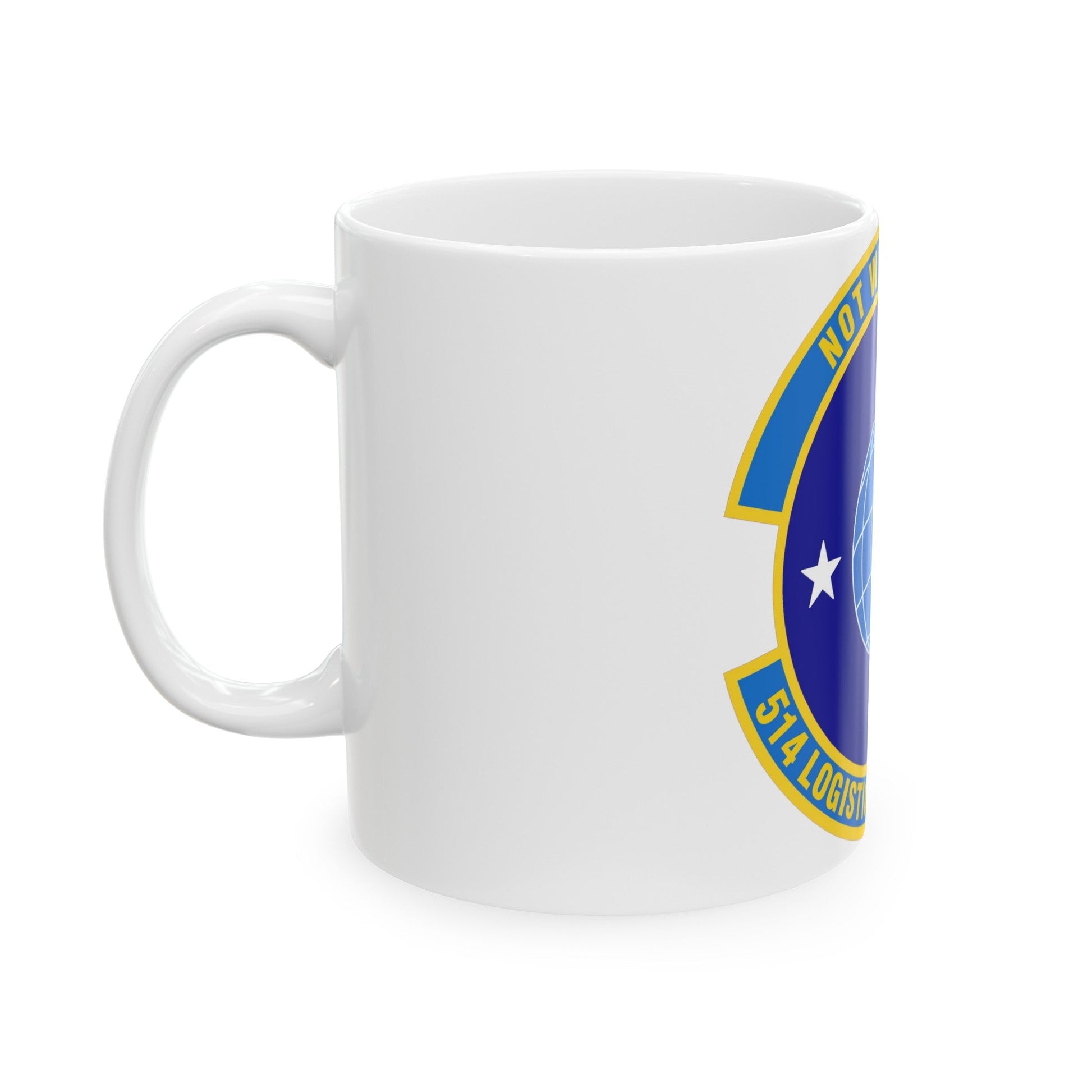 514 Logistics Readiness Squadron AFRC (U.S. Air Force) White Coffee Mug-The Sticker Space