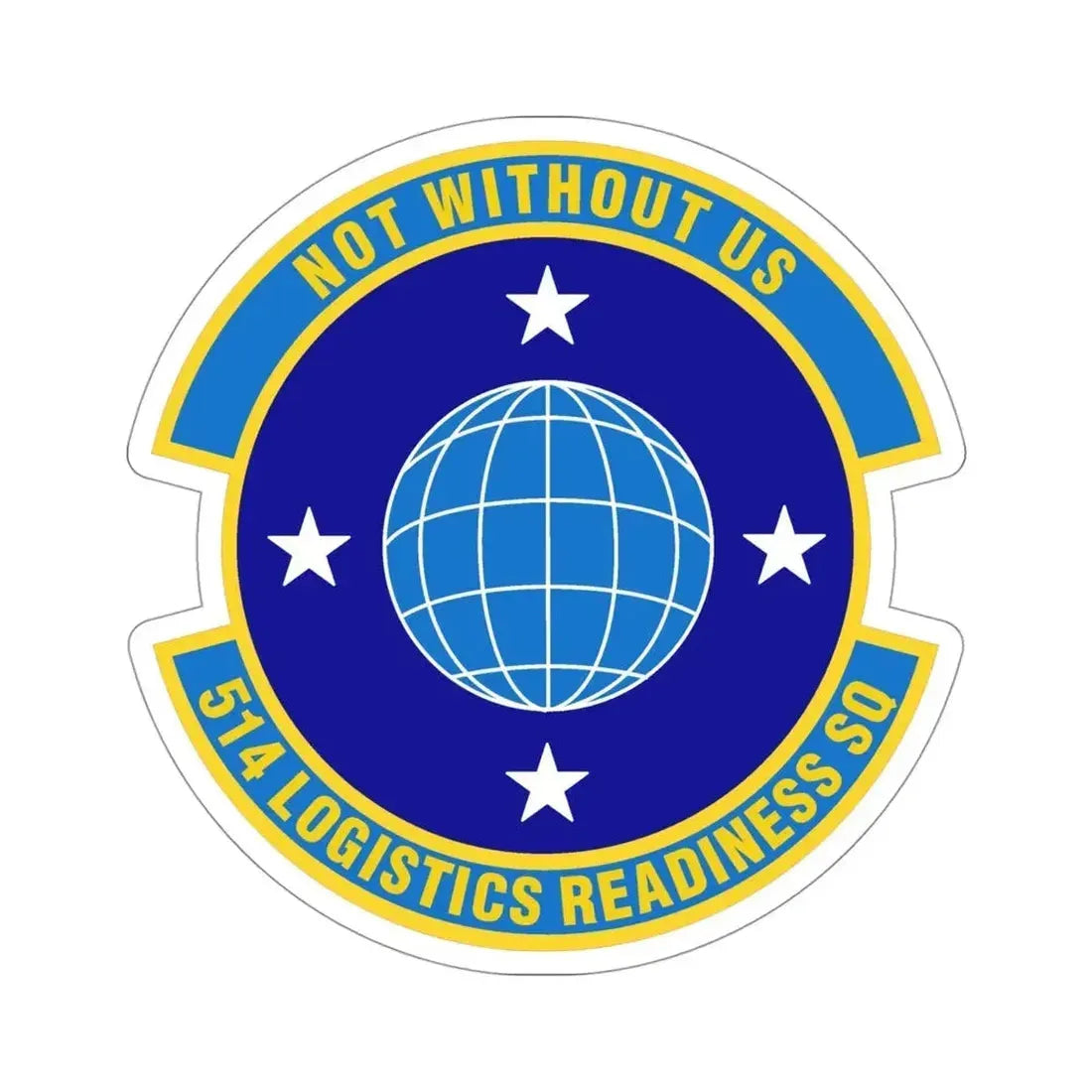 514 Logistics Readiness Squadron AFRC (U.S. Air Force) STICKER Vinyl Die-Cut Decal - The Sticker Space