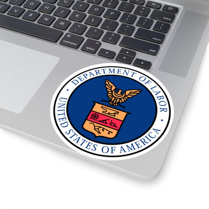 Seal of the United States Department of Labor - STICKER Vinyl Kiss-Cut Decal