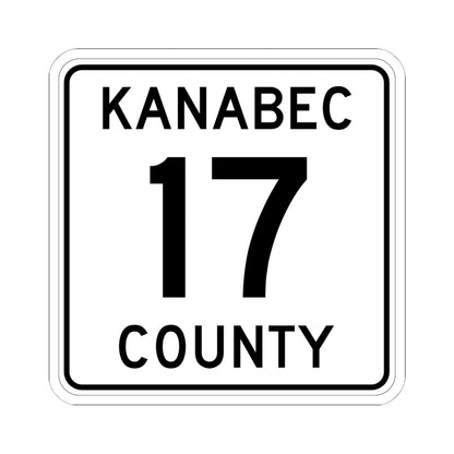 Kanabec County 17 MN (Minnesota) (Road Sign) STICKER Vinyl Kiss-Cut Decal