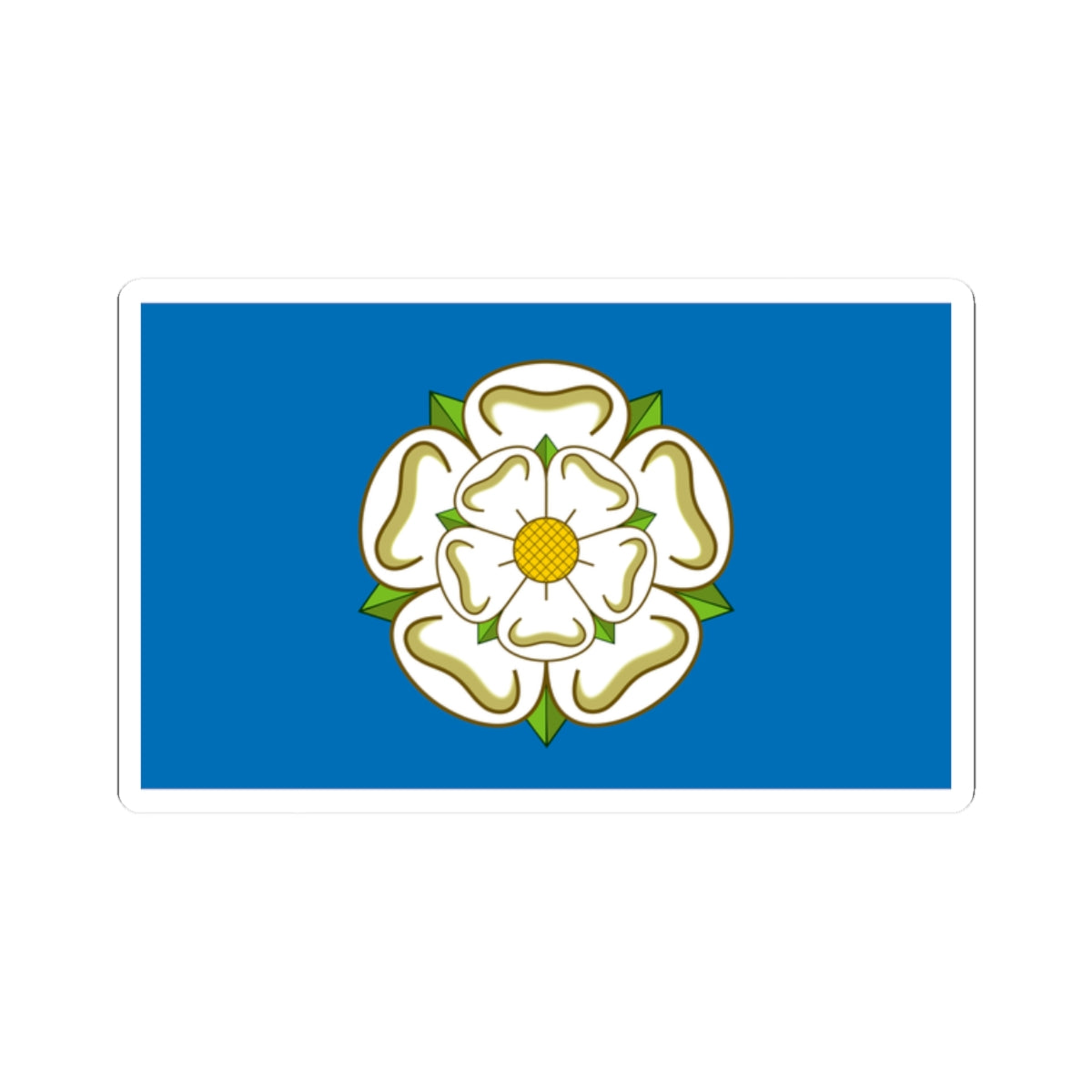 Flag of Yorkshire (England) STICKER Vinyl Kiss-Cut Decal