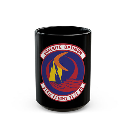 514th Flight Test Squadron (U.S. Air Force) Black Coffee Mug-15oz-The Sticker Space