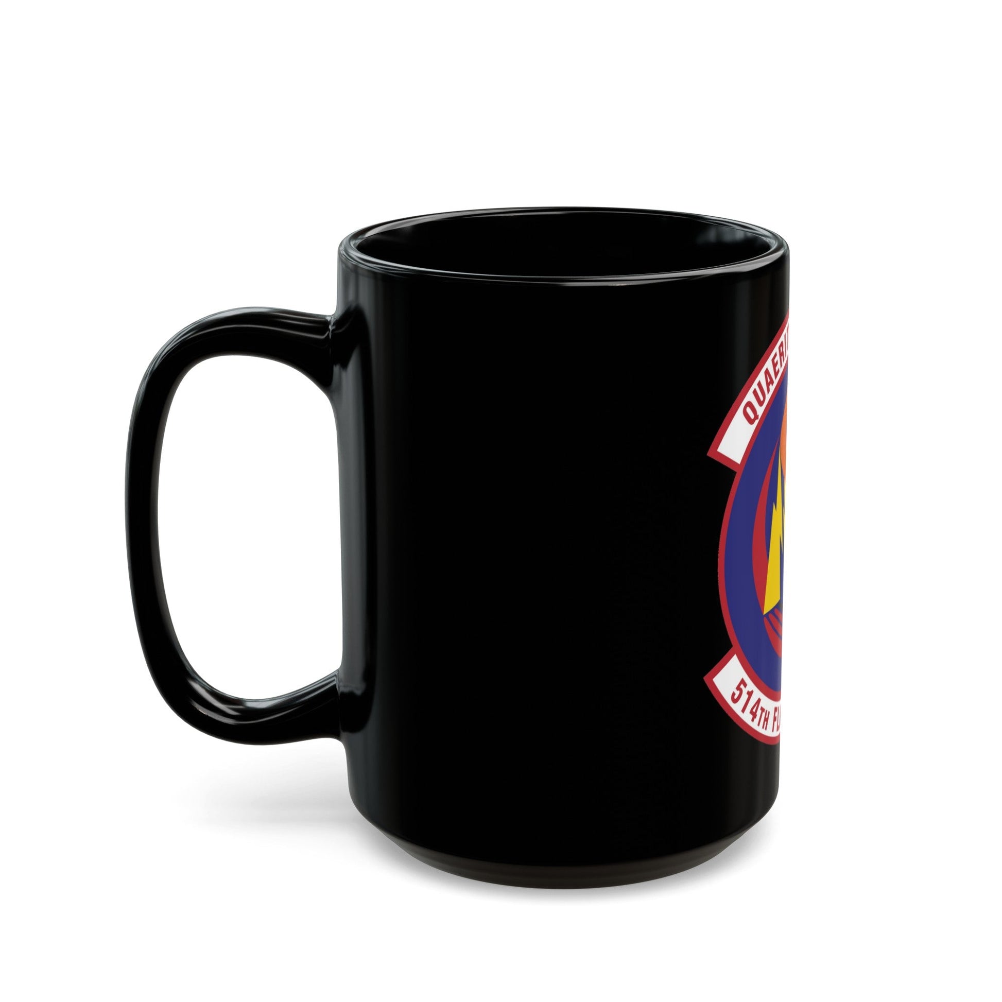 514th Flight Test Squadron (U.S. Air Force) Black Coffee Mug-The Sticker Space