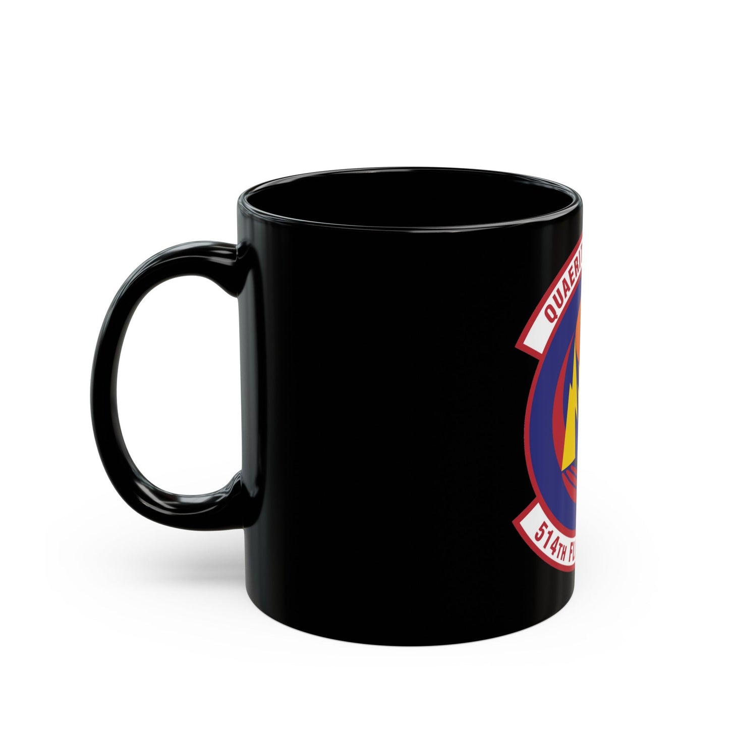 514th Flight Test Squadron (U.S. Air Force) Black Coffee Mug-The Sticker Space