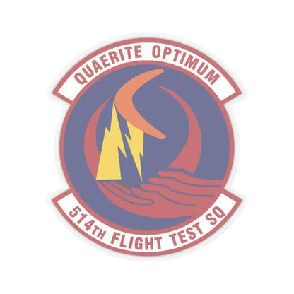 514th Flight Test Squadron (U.S. Air Force) STICKER Vinyl Kiss-Cut Decal 2 Inch Transparent - The Sticker Space