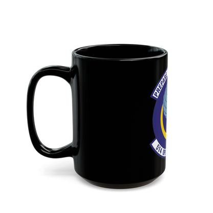 514th Operations Support Squadron (U.S. Air Force) Black Coffee Mug-The Sticker Space