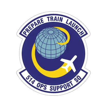 514th Operations Support Squadron (U.S. Air Force) STICKER Vinyl Die-Cut Decal 4 Inch - The Sticker Space