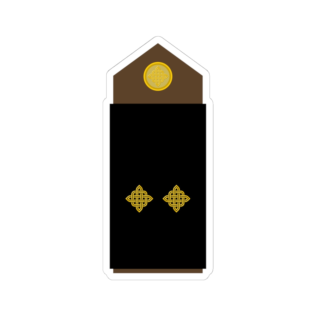 Army HRV OR 03 (Croatia) (Military Rank) STICKER Vinyl Kiss-Cut Decal