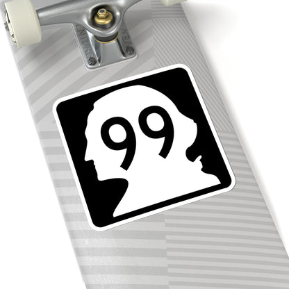 WA-99 (Washington) (Road Sign) STICKER Vinyl Kiss-Cut Decal