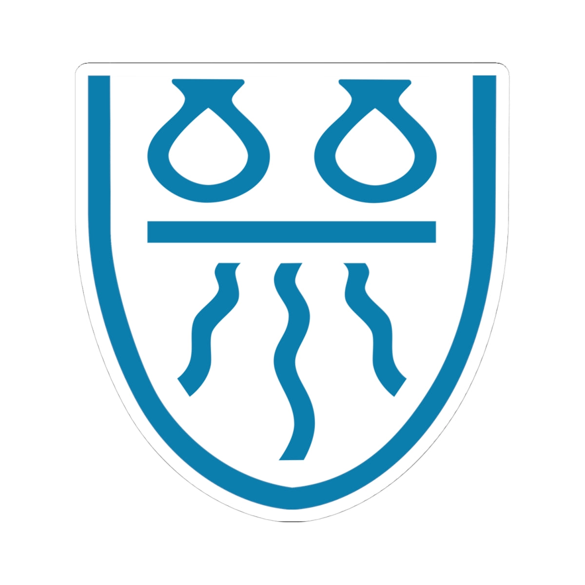 Ballerup Kommune coa (Denmark) (Coat of Arms) STICKER Vinyl Kiss-Cut Decal