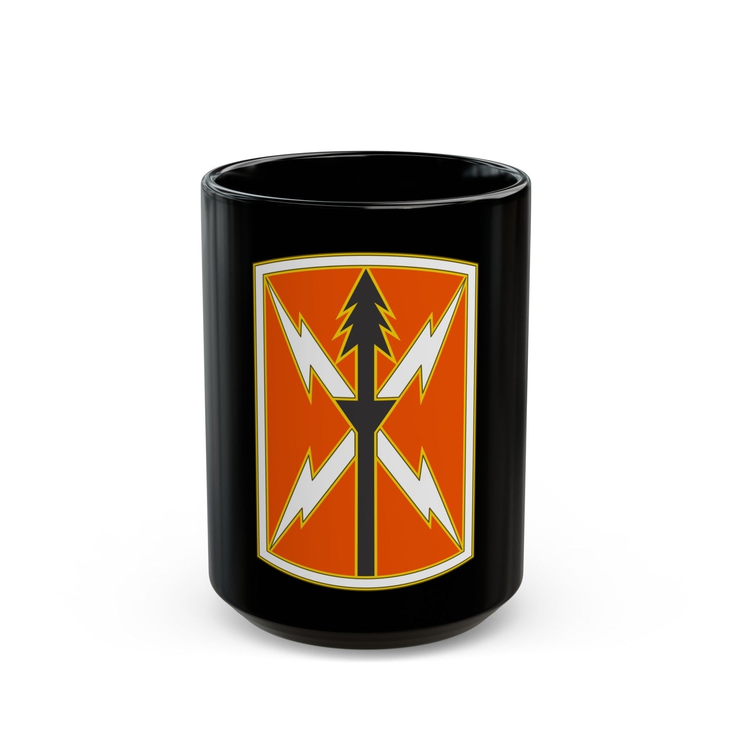 516 Signal Brigade 2 (U.S. Army) Black Coffee Mug-15oz-The Sticker Space