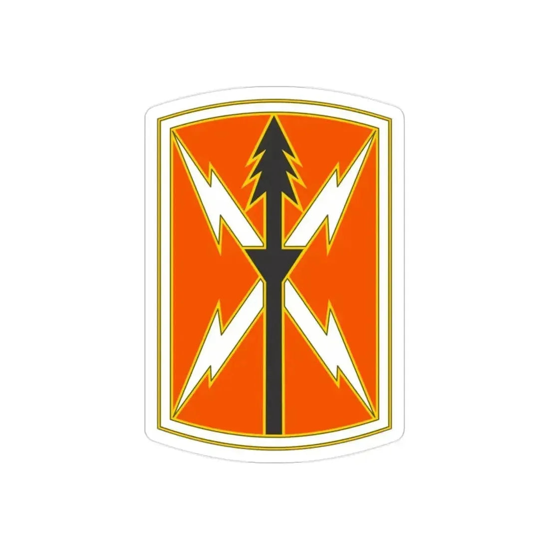 516 Signal Brigade 2 (U.S. Army) REVERSE PRINT Transparent Die-Cut STICKER 2 Inch Die-Cut Transparent - The Sticker Space