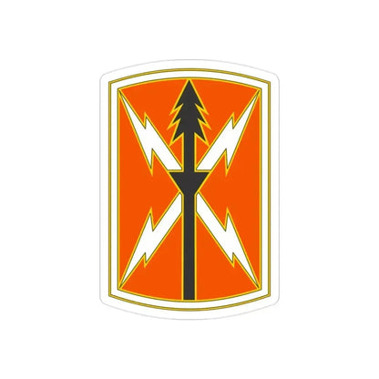 516 Signal Brigade 2 (U.S. Army) REVERSE PRINT Transparent Die-Cut STICKER 2 Inch Die-Cut Transparent - The Sticker Space