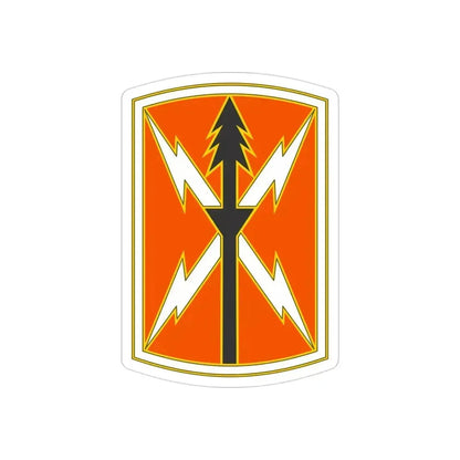 516 Signal Brigade 2 (U.S. Army) REVERSE PRINT Transparent Die-Cut STICKER 3 Inch Die-Cut Transparent - The Sticker Space