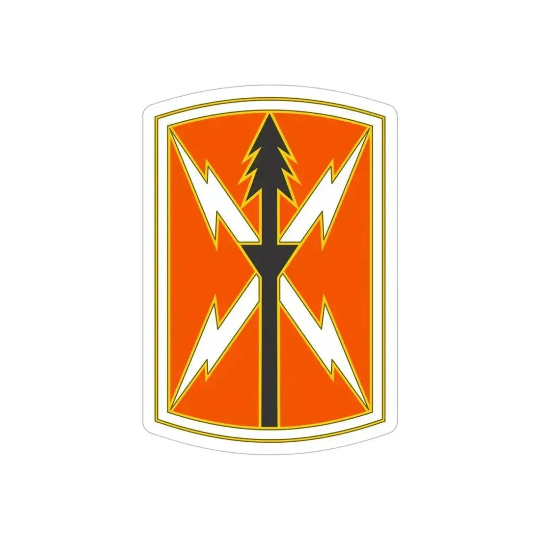 516 Signal Brigade 2 (U.S. Army) REVERSE PRINT Transparent Die-Cut STICKER 6 Inch Die-Cut Transparent - The Sticker Space