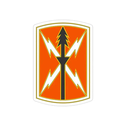 516 Signal Brigade 2 (U.S. Army) REVERSE PRINT Transparent Die-Cut STICKER 6 Inch Die-Cut Transparent - The Sticker Space